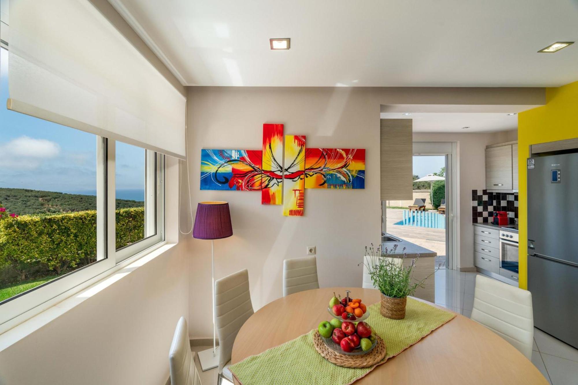 Villa Ariella With Sea View Agia Marina エクステリア 写真