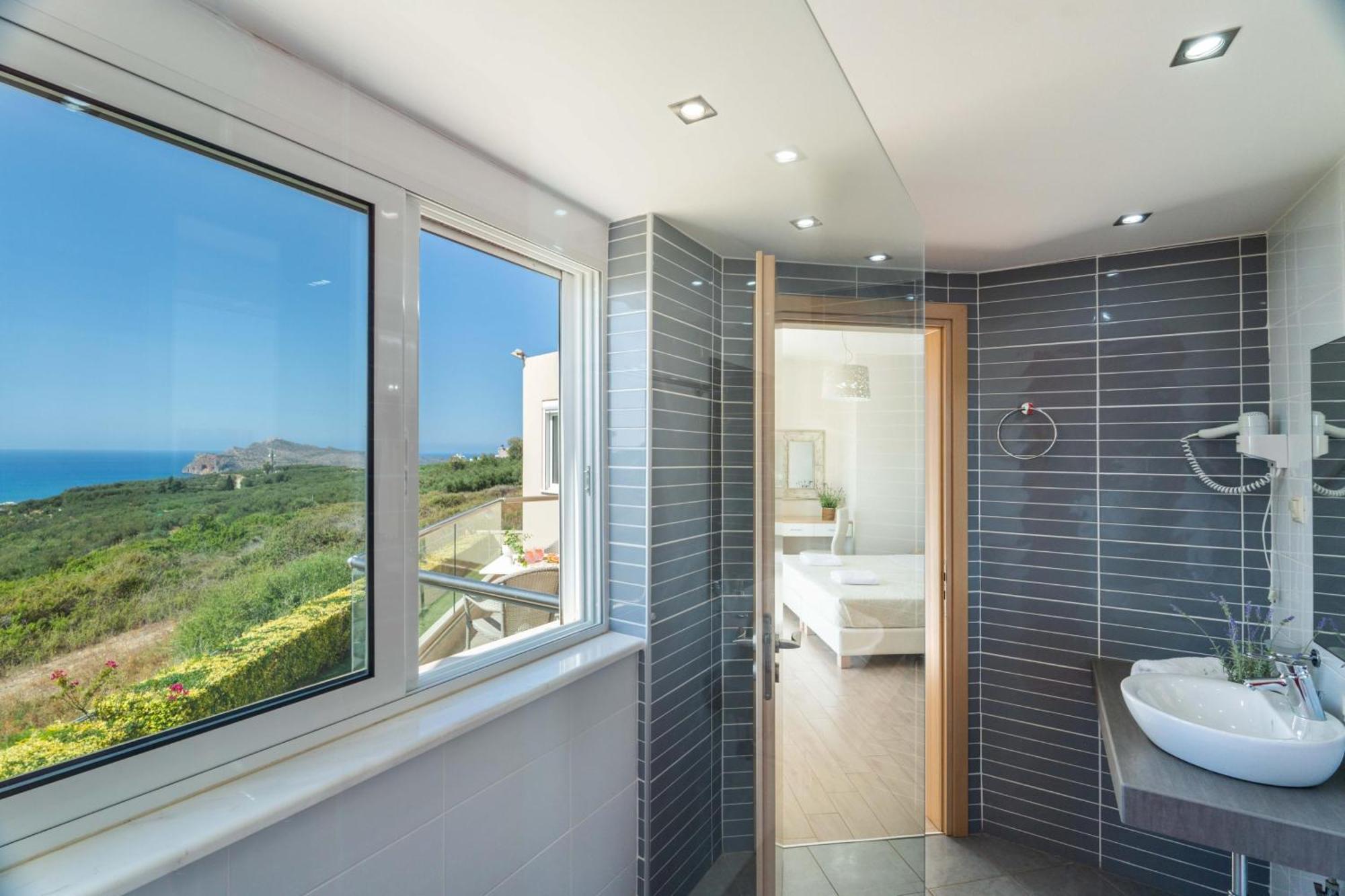 Villa Ariella With Sea View Agia Marina エクステリア 写真