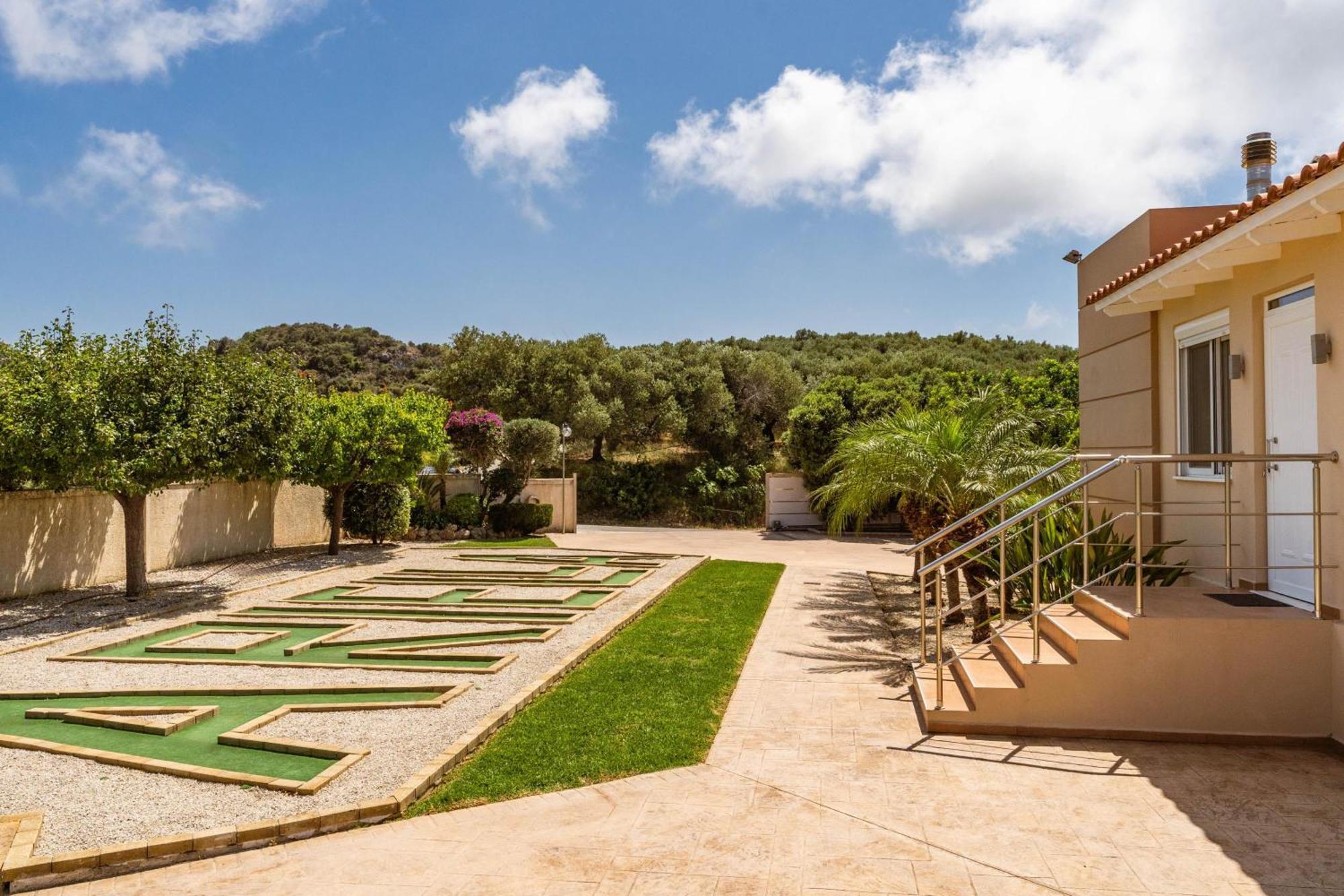 Villa Ariella With Sea View Agia Marina エクステリア 写真